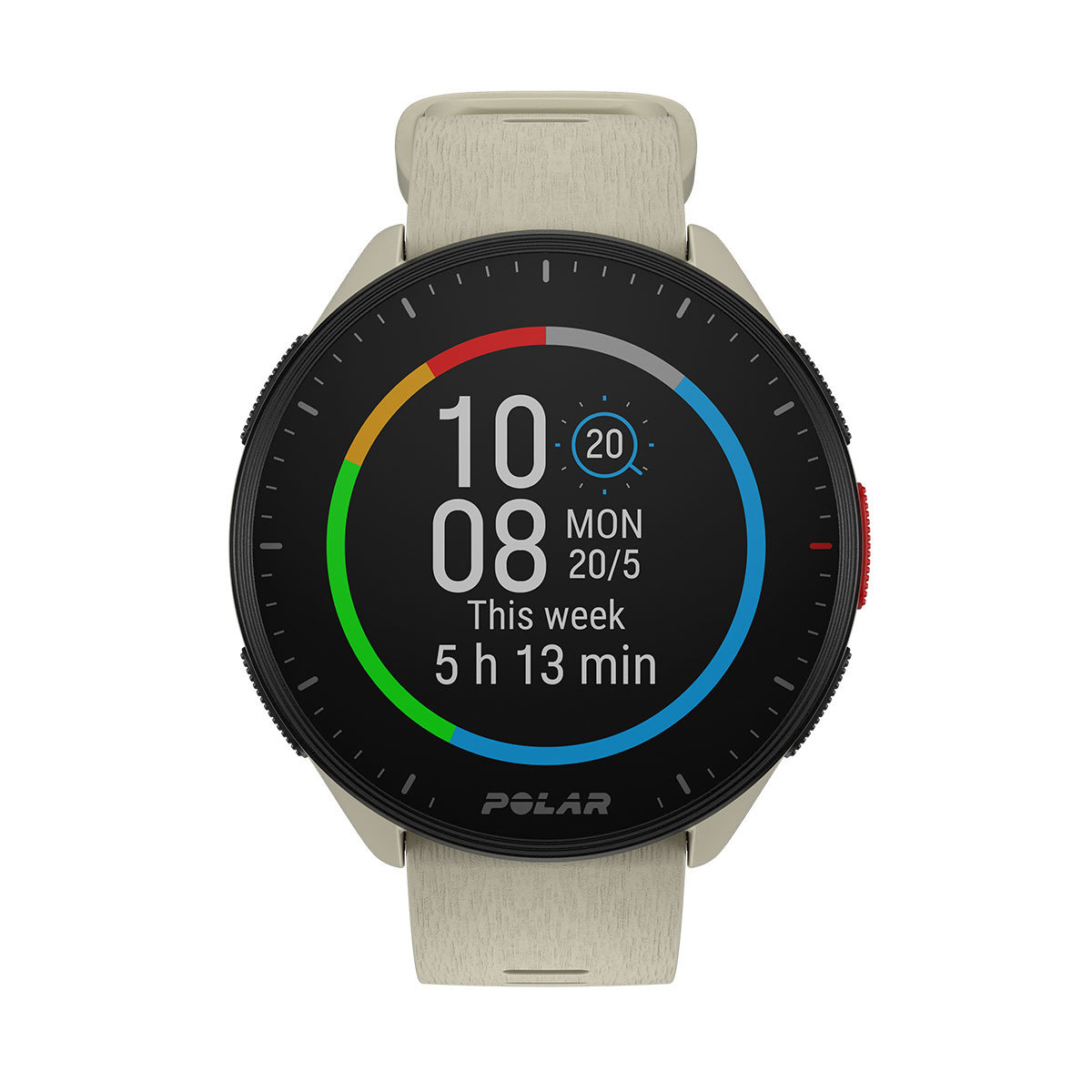 Polar Pacer Sporthorloge Wit S-L