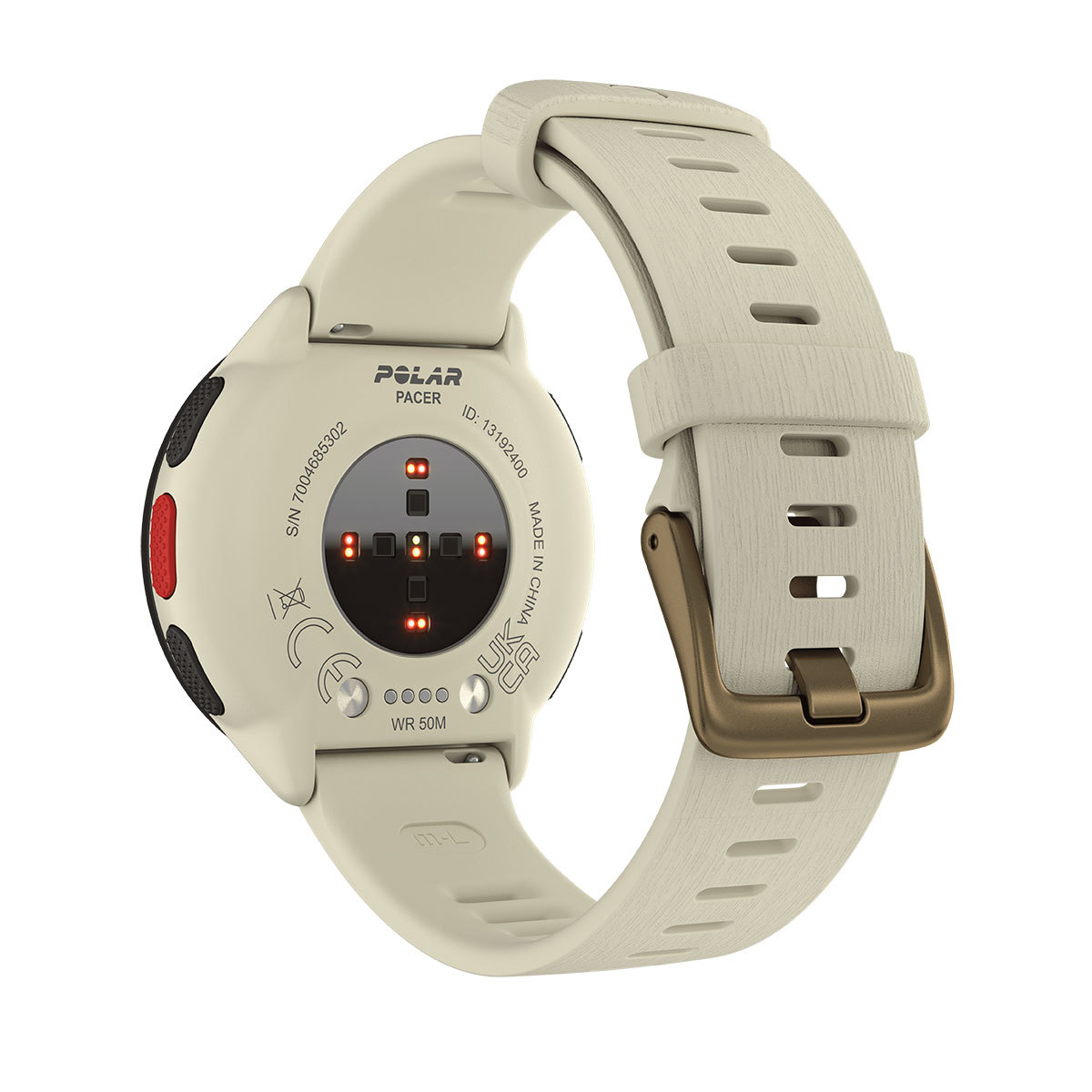 Polar Pacer Sporthorloge Wit S-L