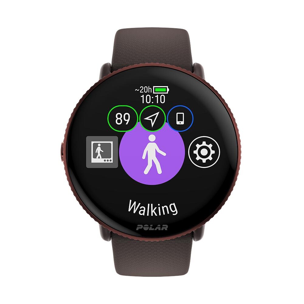 Polar Ignite 3 Sporthorloge Bruin/Koper S-L