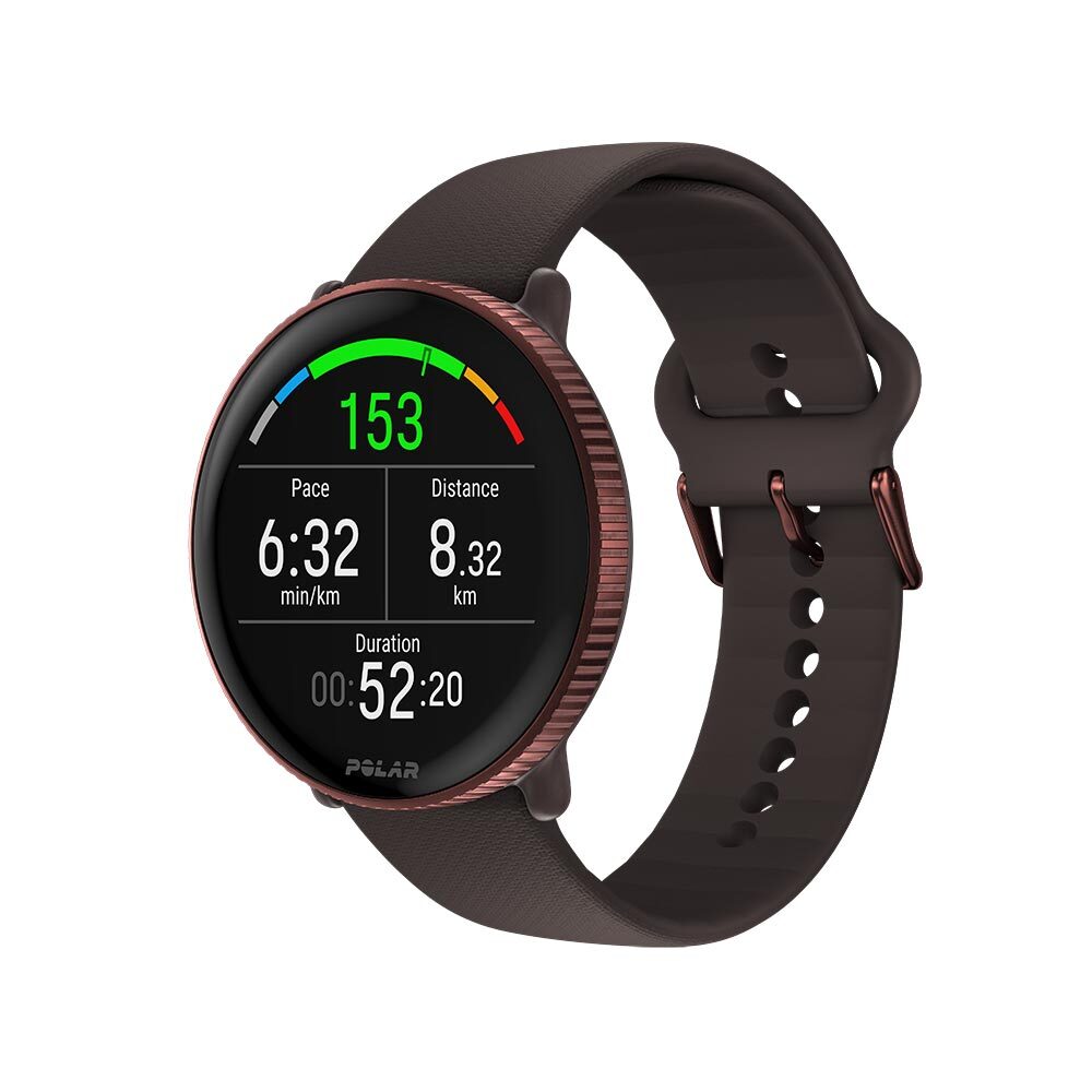Polar Ignite 3 Sporthorloge Bruin/Koper S-L