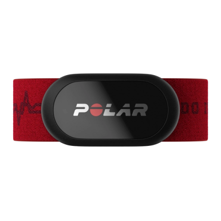 Polar H10 N HR Sensor BLE Hartslagmeter Text Rood M-XXL