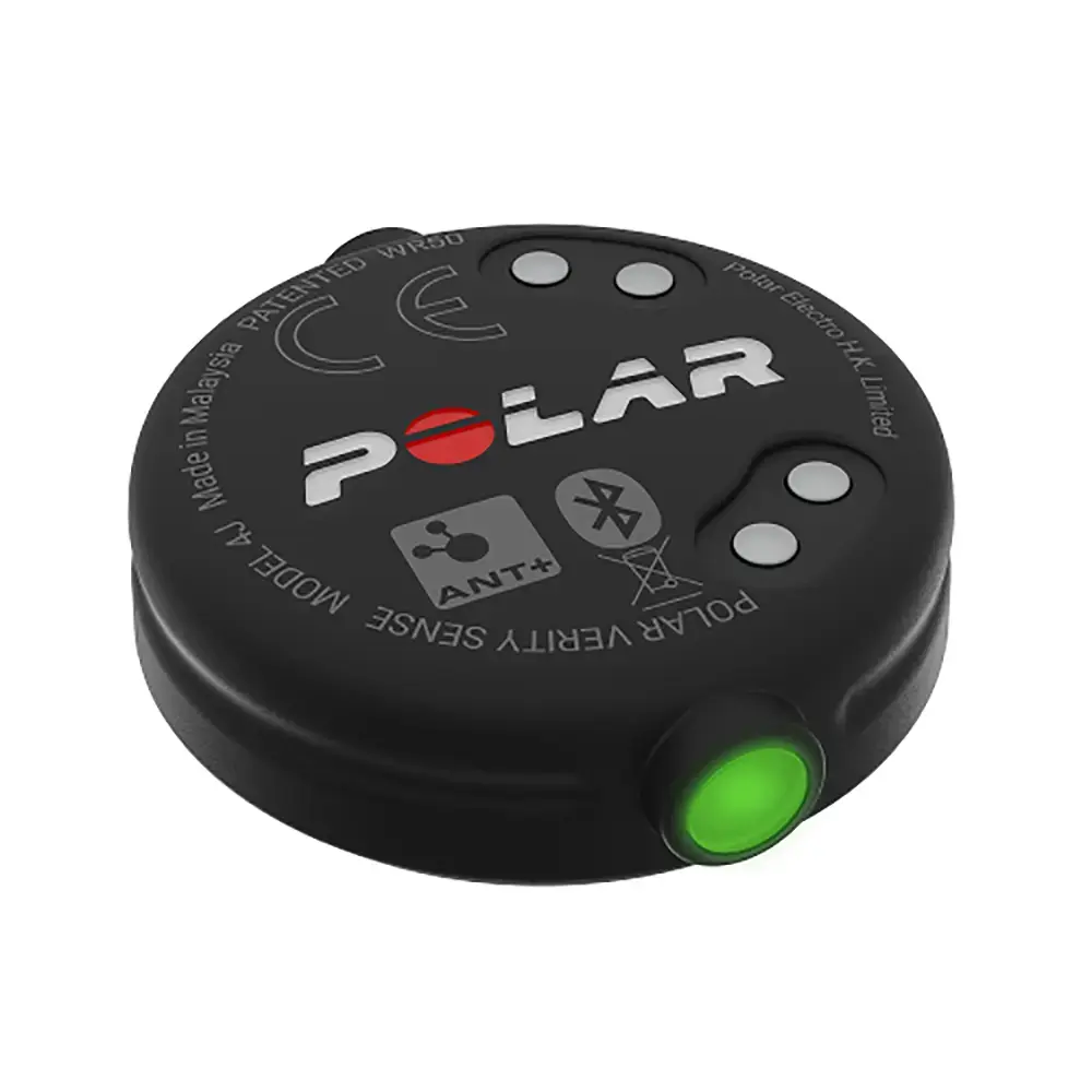 Polar Verity Sense OHR Donkerrood M-XXL