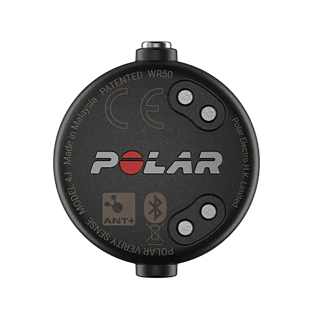 Polar Verity Sense OHR Donkerrood M-XXL