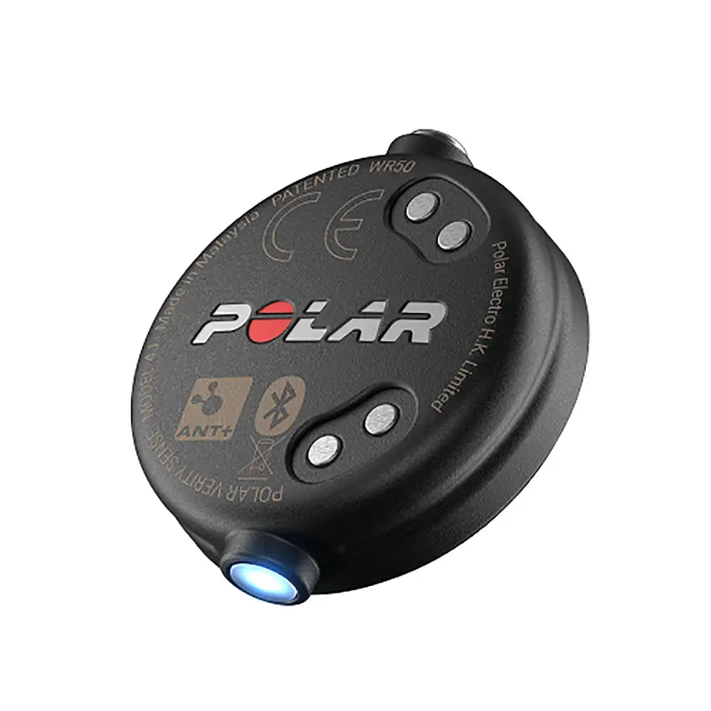 Polar Verity Sense OHR Donkerrood M-XXL