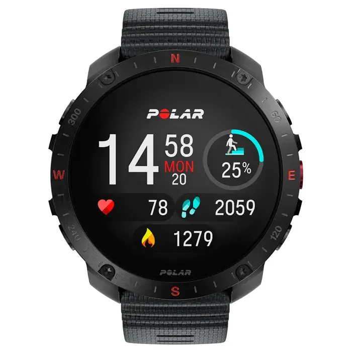 Polar Grit X2 Pro Sporthorloge Zwart H&L
