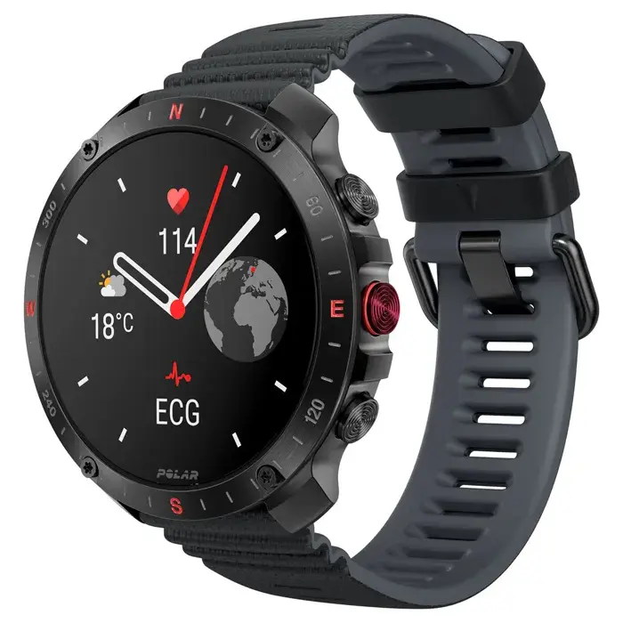 Polar Grit X2 Pro Sporthorloge Zwart H&L