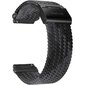 Polar Polsband Ignite/Unite/Pacer 20mm Gevlochten Zwart S-L