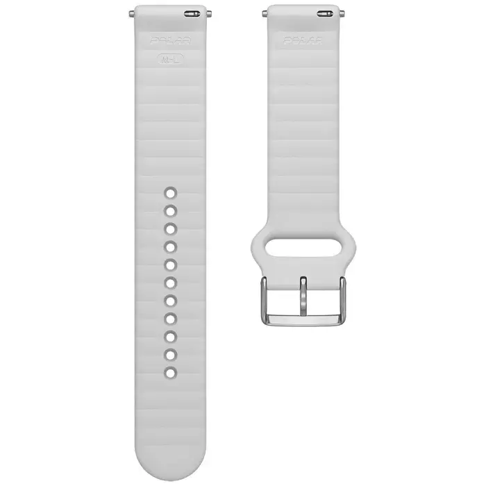 Polar Polsband Ignite/Unite/Pacer 20mm Siliconen Wit S-L T