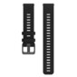 Polar Polsband Ignite/Unite/Pacer 20mm Siliconen/ Zwart S-L