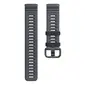Polar Polsband Grit/Vantage 22mm Siliconen/Zwart S-L