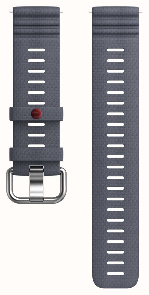POLAR Polsband Grit/Vantage 22mm Siliconen/Grijs S-L