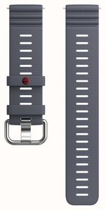 Polar Polsband Grit/Vantage 22mm Siliconen/Grijs S-L