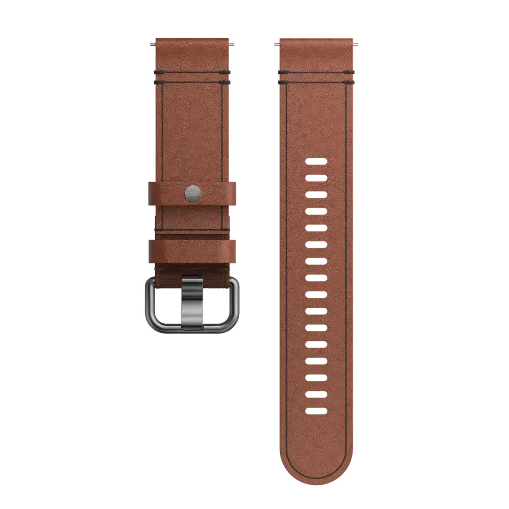 Polar Polsband Grit/Vantage 22mm Leren Brons M/L