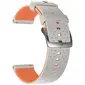 Polar Polsband Grit/Vantage 22mm Siliconen Grijs S-L