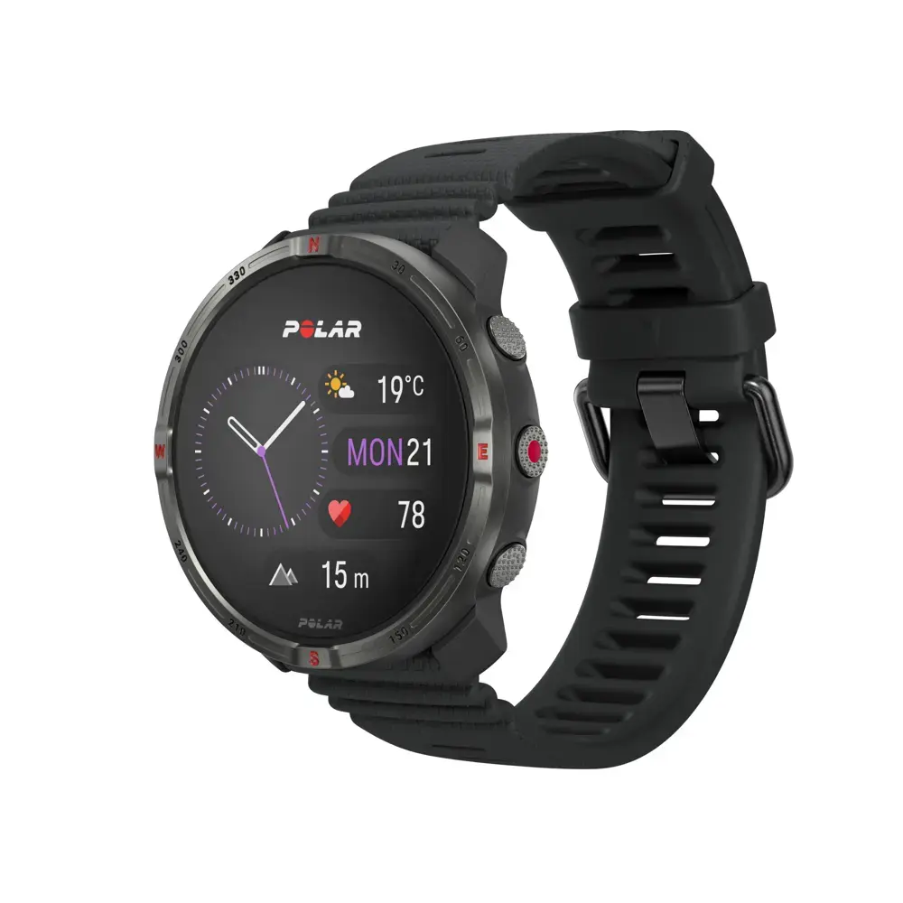 Polar Grit X2 GPS Sporthorloge Zwart S-L