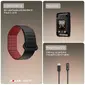 POLAR Loop GEN2 Fitness Tracker Siliconen Zwart/Donkerrood S-M — afbeelding 3