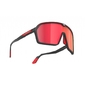 Rudy Project Spinshield Multilaser Red Sport Zonnebril Mat Zwart