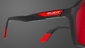 Rudy Project Spinshield Multilaser Red Sport Zonnebril Mat Zwart