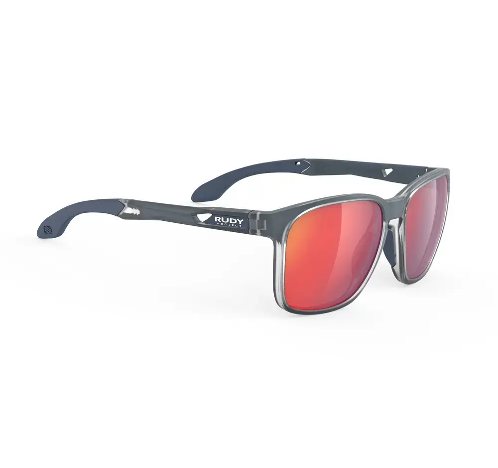 Rudy Project Lightflow A Multilaser Red Sport Zonnebril Mat Ice Blauw