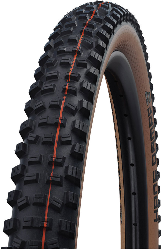 Schwalbe Hans Dampf Addix Soft Evo Super Trail TLE MTB Band Zwart/Skinwall