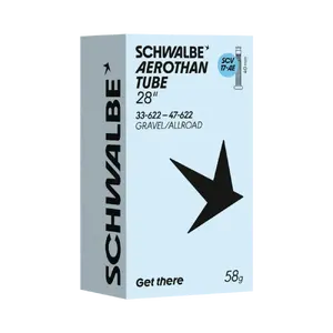 Schwalbe SCV17-AE Aerothan Gravel Binnenband 700 x 33-47mm Clik Valve