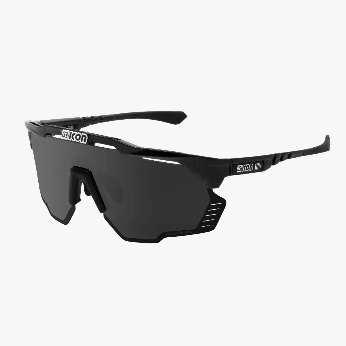 SCICON Aeroshade Kunken Sport Zonnebril Zwart SCNPP Multimirror Silver Lens