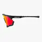 Scicon Aeroshade XL SCNPP Sport Zonnebril Zwart Multimirror Red Lens