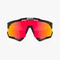 Scicon Aeroshade XL SCNPP Sport Zonnebril Zwart Multimirror Red Lens