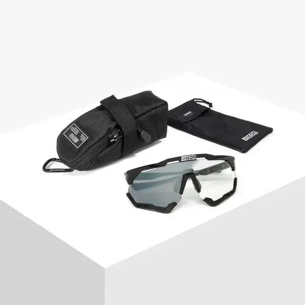 Scicon Aeroshade XL SCNPP Sport Zonnebril Wit Photocromic Silver Lens