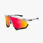 Scicon Aeroshade XL SCNPP Sport Zonnebril Transparant Multimirror Red Lens