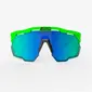 Scicon Aeroshade Kunken Sport Zonnebril Fluo Groen SCNPP Groen/Blauw Lens
