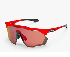 Scicon Aeroshade Kunken Racing Zonnebril Rood met Red Gradient Black Lens