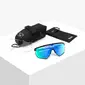 Scicon Aerowing Sport Zonnebril Zwart SCNPP Multimirror Blue Lens