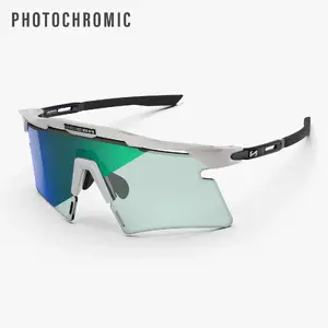 Scicon Aeroshade 2.0 Titanium Sport Zonnebril Mat Wit Photochromic Mirror