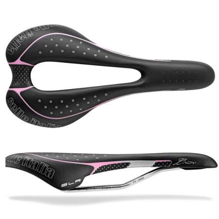 Selle Italia SLR Lady Flow Zadel Zwart Dames