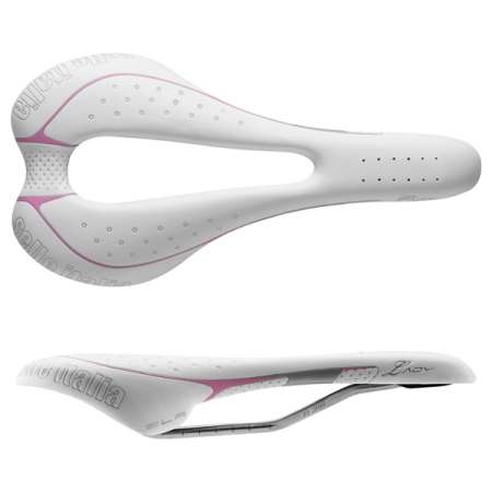 Selle Italia SLR Lady Gel Flow Wit Zadel