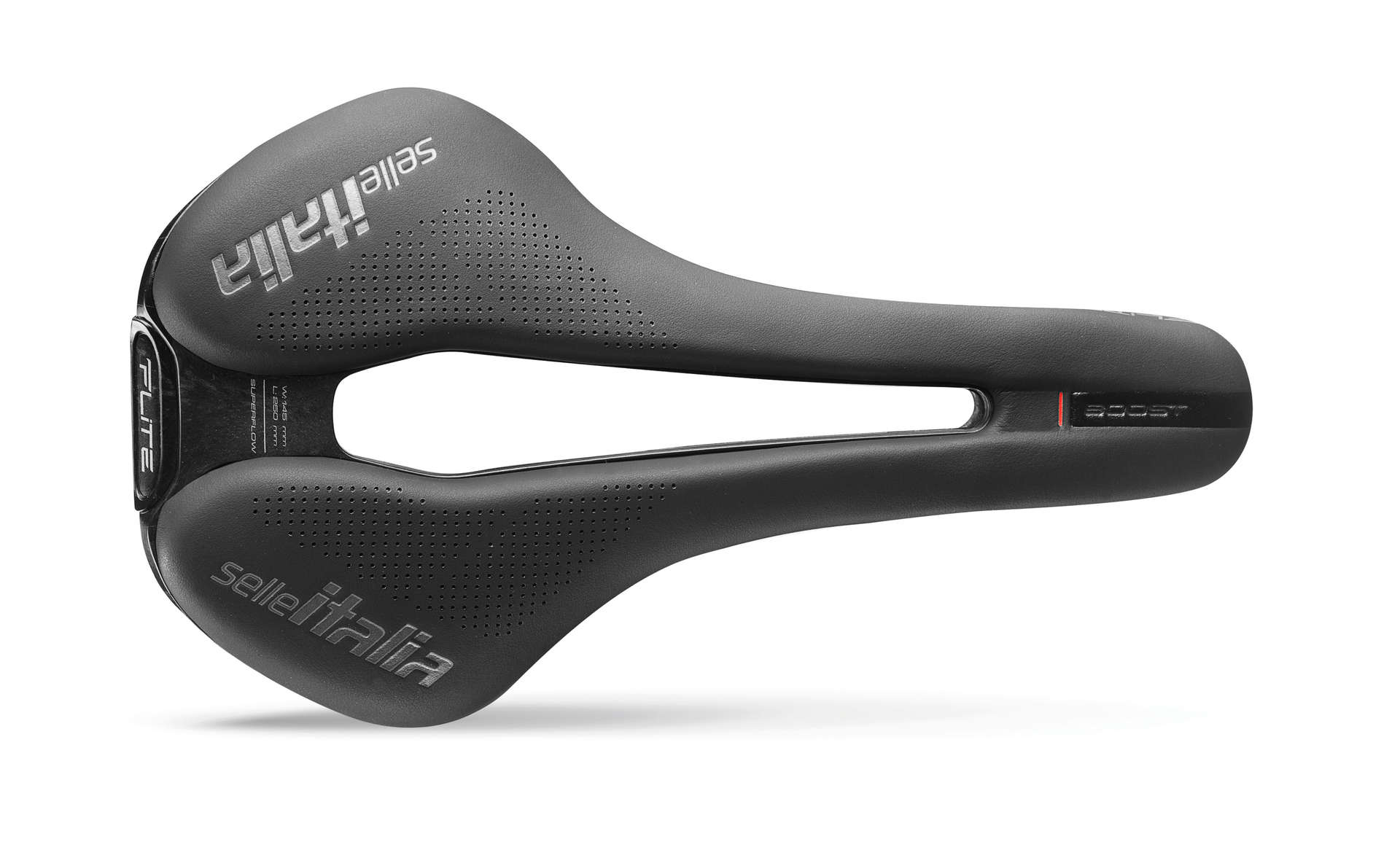 Selle Italia Flite Boost Superflow Kit Carbon S3 Zadel Zwart