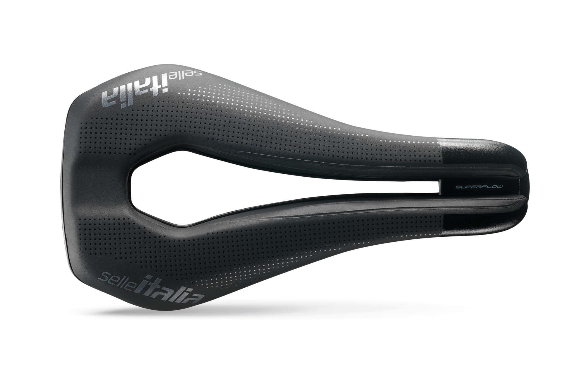 Selle Italia Watt Gel Superflow TI 316 U3 Zadel Zwart