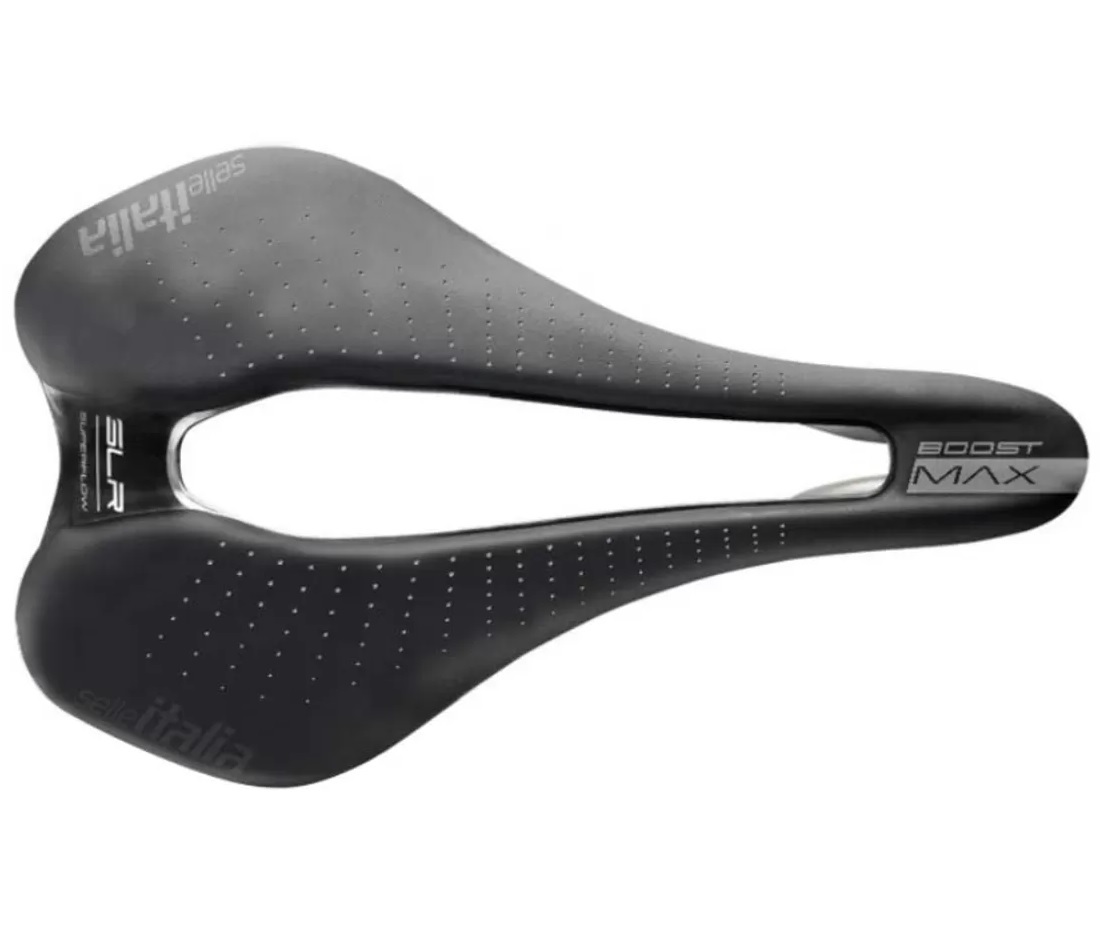 SELLE ITALIA MAX SLR Boost Gel TI 316 Superflow Zadel Zwart