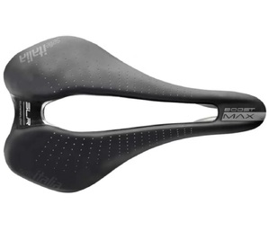 Selle Italia MAX SLR Boost Gel TI 316 Superflow Zadel Zwart