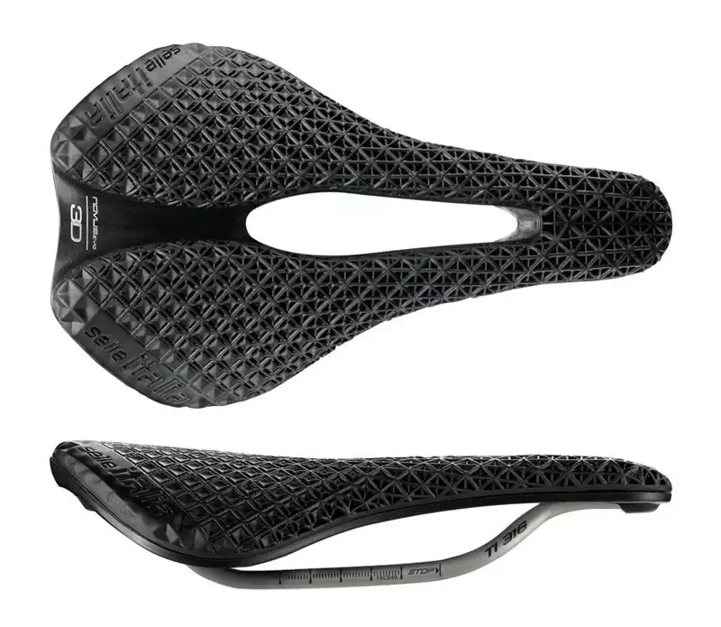 Selle Italia NOVUS Boost EVO TI 316 Superflow L3 3D Zadel Zwart
