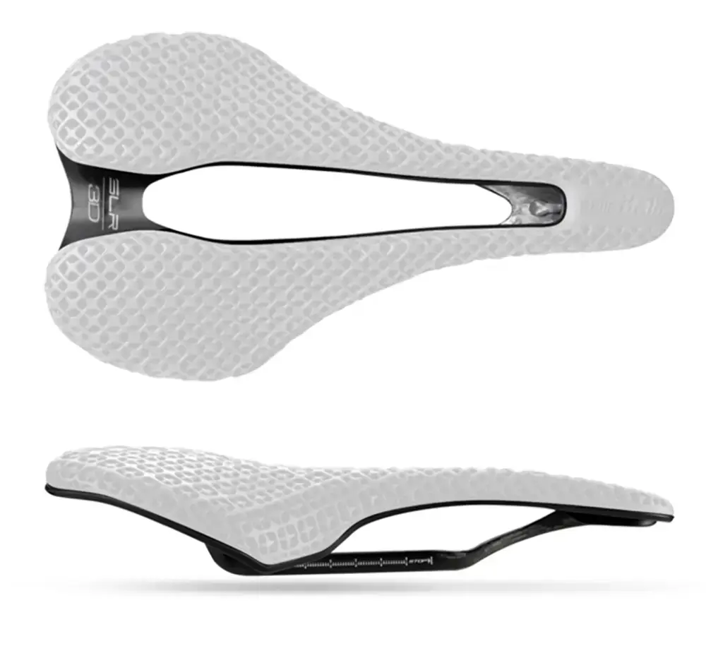 Selle Italia SLR Boost 3D Kit Carbon Superflow S3 3D Zadel Wit
