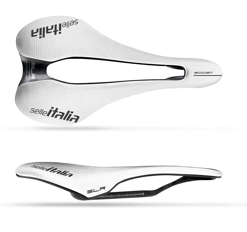 Selle Italia SLR Boost Kit Carbon Superflow S3 LTD Edition Zadel Wit