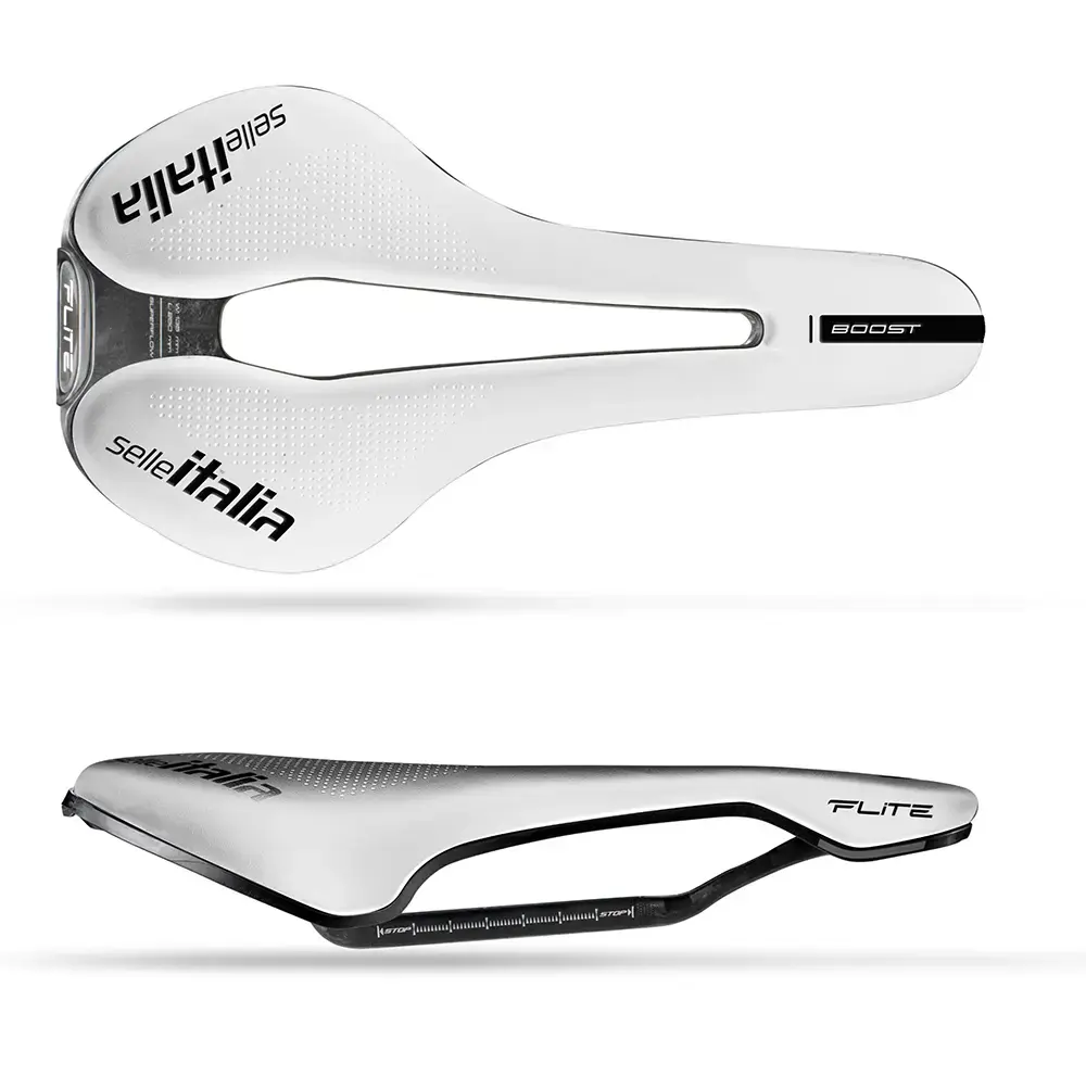 Selle Italia FLITE Boost Kit Carbon Superflow L3 LTD Edition Zadel Wit