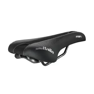 Selle Italia MAN Gel Advan L2 Zadel Zwart