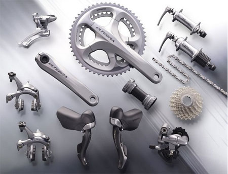 Dura Ace Shimano Compact Crankset 10 Speed Ultegra Triple Crankset