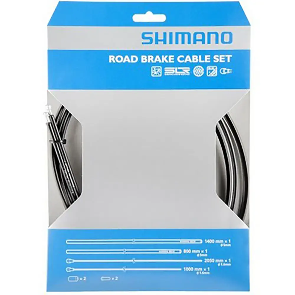 Shimano Road SIL-TEC PTFE Rem Kabelset Zwart