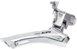Shimano 105 Voorderailleur Dubbel Zilver
