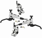 Shimano XT Schijfremmen BR-M785 Zilver (voor + achter)