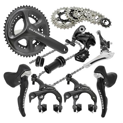 Shimano Ultegra 6800 Groepset Compact/Dubbel 11-Speed Inclusief Crank